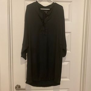 Banana Republic Navy Snake Print Midi Dress